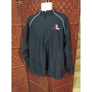 Mens United States Bowling Congress Light Jacket 1/2 Zip 2XL USBC Windbreaker